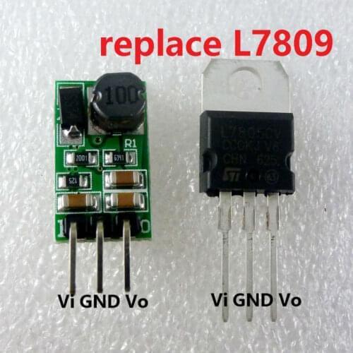 DD4012SA_9V 8W 12-40V to 9V Voltage Regulator DC-DC Converter Step-Down Buck Module replace LM7809 L7809 Wifi router Set