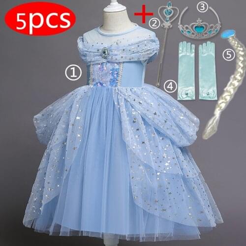 Halloween Dress For Children Halloween Costume For Kid Princess Cosplay Clothes Carnival Party Vestidos 3 6 8 Years Girl Clothes