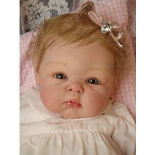 Clearance Sale 20inch Paris reborndoll kit lifelike real touch unfished doll parts DIY fresh color