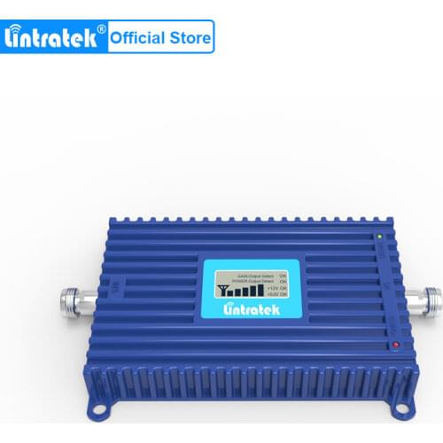 Lintratek 4G LTE Signal Repeater Booster 800MHz Band 20 70dB Gain 4G LTE 800MHz Mobile Cell Phone Signal Repeater Amplifier
