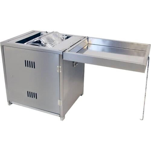 Egg roll machine commercial non-stick six-sided gas crispy machine ice cream machine stainless steel thickened ignition gun