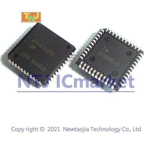 1 PCS AT89C51ED2-SLSUM PLCC-44 AT89C51ED2-UM AT89C51 8-bit Flash Microcontroller IC CHIP