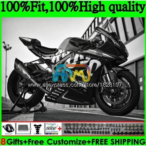 OEM Injection For SUZUKI GSX-R1000 L7 L8 GSXR 1000 17 18 19 Black silver 115BS.88 GSXR-1000 K17 GSXR1000 2017 2018 2019 Fairing