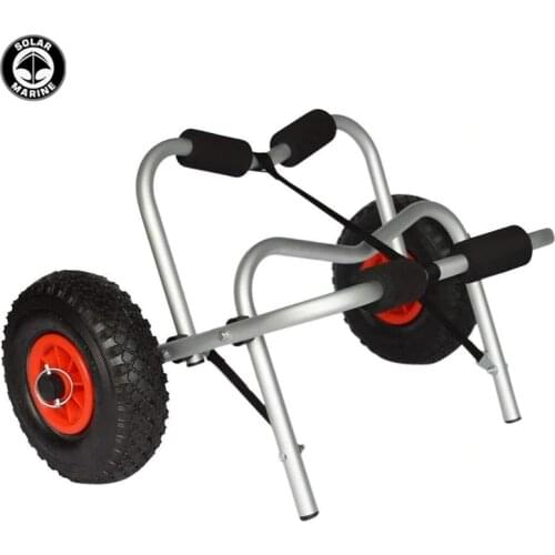 Portable Lightweight Foldable Boat Kayak Carrier Beach Marine Drag Trailer Boat Kayak Cart Dolly Tote Trolley Transport Cart