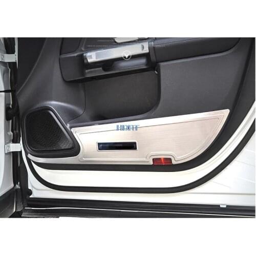 Door Anti-dirty Anti-kick Mat Pad Cushion Sticker Garnish Decoration Car Styling 4pcs For Benz GLB 2019 2020 2021 Accessories