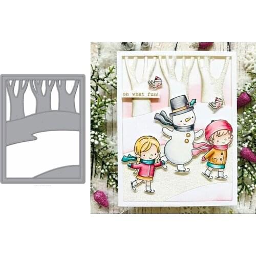 Trunk Framework Metal Cutting Dies Stencil DIY Scrapbooking Photo Album Embossing For Gift Card Making Handcraft 2019