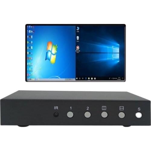 VGA Picture Divider 2 Channel Video Split Screen Two High-definition Images CCD Industrial Camera Left, Right, Up and Down