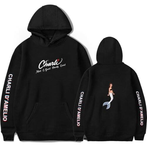 Charli D'Amelio Hoodies Tracksuits Clothing Autumn Cool Coats Boys Men Women Sweatshirts Hoodie Cotton Pullover Mens Tops Coats