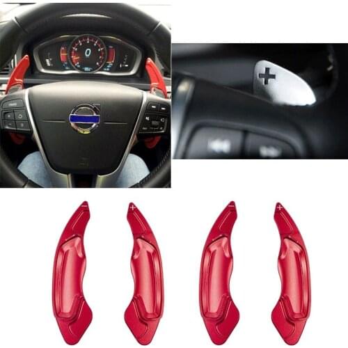 Car Steering Wheel Paddle Shift Extension Shifters For VOLVO XC60 V60 V40 1 Pair Aluminum DSG Car Accessories