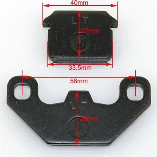 Universal Disc Brake Pad for Diy Gas Electric Scooter Moped Trike