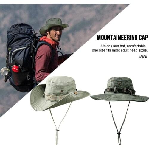 Waterproof Outdoor Boonie Shade Hat Summer UV Protection Sun Cap Boonie Fishing Camouflage Hat Mountaineering Camping Hat
