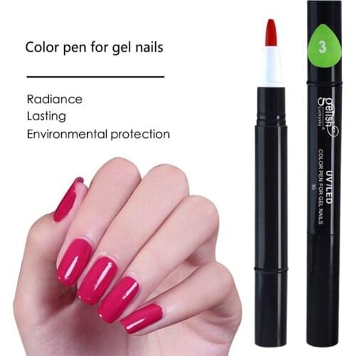 Women One Step Gel Varnish Pen Nail UV LED Polish Magical 3D Cat Eye Pencil Tool