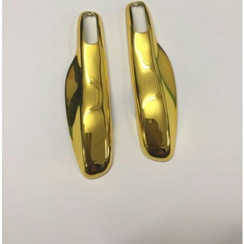 Gold Chrome Hard Plastic Remote Key Protection Case For Porsche Cayman Cayenne Carrera 911 / 997 Panamera 970 Boxster 981