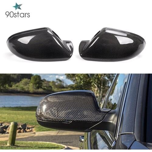 1:1 Replacement for Audi A6 C7 4G S6 RS6 2012 2013 2014 2015 2016 Carbon Fiber Mirror Covers Rear View with Lane Change Assist