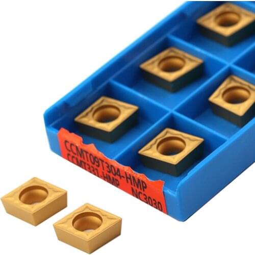 CCMT09T304 CCMT09T308-HMP NC3030 High quality Carbide alloy inserts CNC lathe tools Steel Turning inserts For steel processing