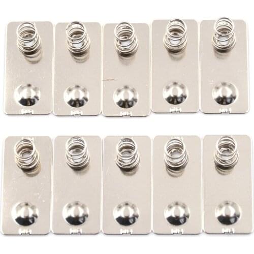 10PCS/lot AA Battery Positive Negative Conversion Spring Contact Plate For the 5th battery spring