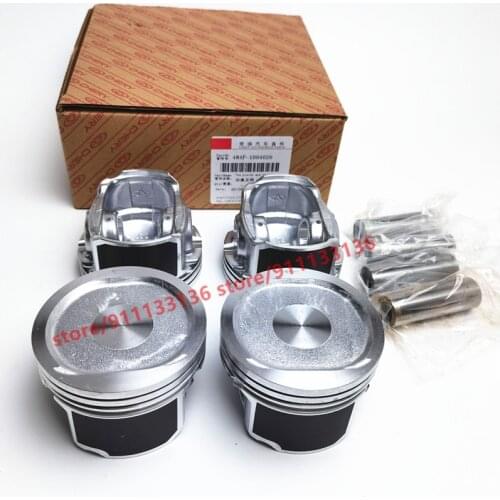 4pcs/set Engine Piston For Chery A5 Fora Tiggo Eastar A3 M11 Skin V5 2.0L 484F-1004020