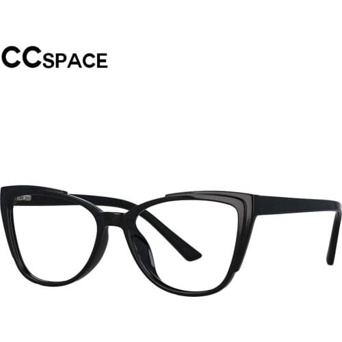 53103 Tr90 Cat Eye Anti-Blue Light Womens Glasses Frame Spring Feet Optical Fashion Computer Eyeglasses