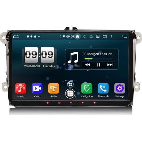 9" Android 10.0 OS Car Multimedia System Player GPS Radio for Skoda Praktik 2007-2011 & Fabia 2004-2014 & Fabia Combi 2008-2014