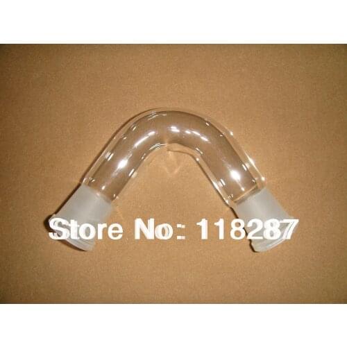 Distilling adapter, Distillation adapter, both end 24/29 female joint, 75 bend