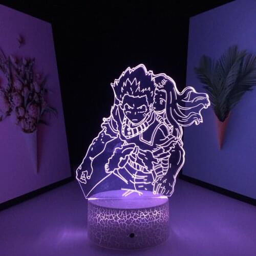 Animation Peripherals Series 3D Lamp Visual Illusion Home Bedroom Table Decoration for Children Couple Festival Birthday Gifts