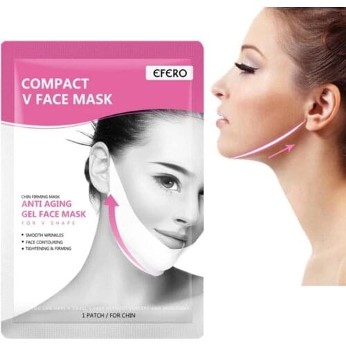 EFERO Face Lifting Mask Serum Double Chin Reducer Lift Tool V Line Lifting Anti Aging Moisturizing VShape Firming Mask Skin Care
