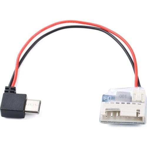 BEC Power Supply Adapter Cable Connector TypeC to 5V Balance Plug Charging Cable for GoPro Hero 6 7 8 9 FPV RC Racing Drone Part