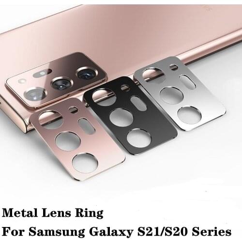 For Samsung Galaxy S21 S20 Note 20 FE Ultra Plus 5G Lens Cover For Galaxy S20FE S21+ Metal Ring For Samsung S20+ S21Ultra Case