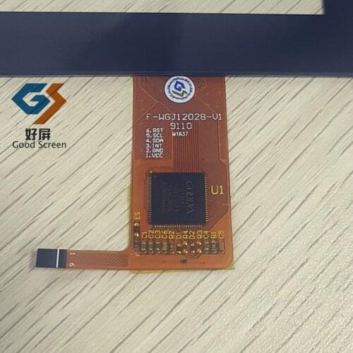 Black 12 inch P/N F-WGJ12028-V1 910 M1637 Capacitive touch screen panel repair replacement parts