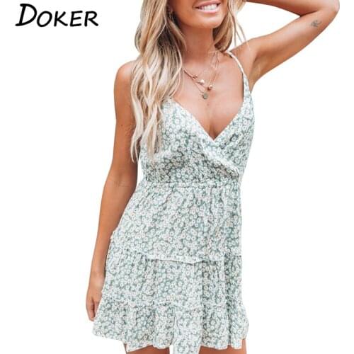 Doker Green Summer Dresses
