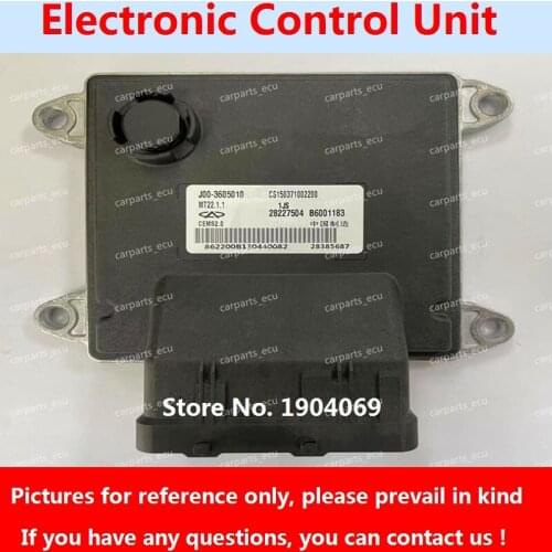 Engine Computer Board B6000659 28340431 S18D-3605010BA CS18D477F01300 MT22 ECU B6001183 J00-3605010 28227504 For Chery Riich Car