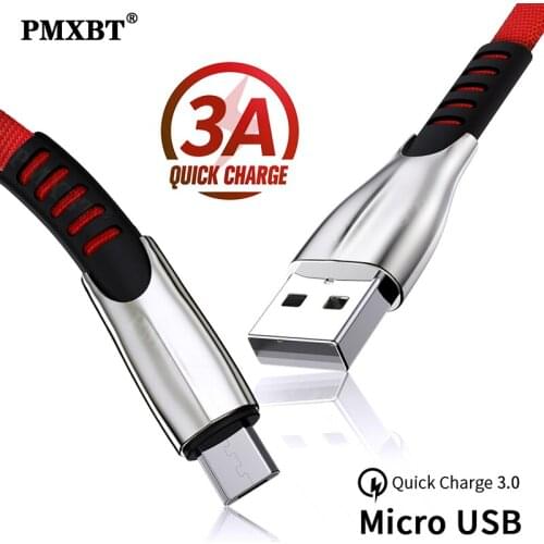 3M 2M 1M Micro USB Cable 3A Fast Charging Cable For Samsung S7 S6 J6 J5 Xiaomi Redmi 4X 4A 5A Android Microusb Phone Charge Cord