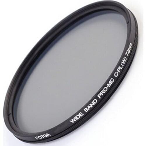 FOTGA 52mm 55mm 58mm 62mm 67mm 72mm 77mm Super Slim Multi-Coated MC CPL Circular Polarizing Lens Filter for cannon Nikon camera