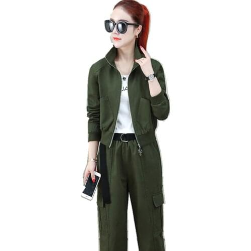 Top selling product in 2020 Lady clothes set Casual set Women Work clothes printing Two piece set Womens office clothing set 07