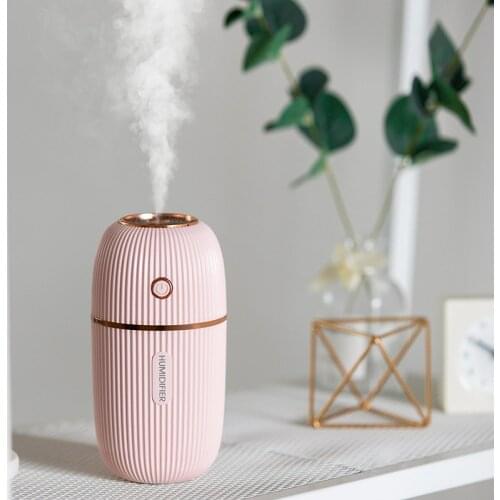 Mini Car Air Humidifier Diffuser USB Fog Maker Home Car Office Bedroom Car Air Humidifier with Night Led Lights