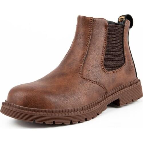 Mens Breathable Wear-resistant Work Shoes Protective Work Shoes Safety Shoes Size 36-48 Anti-piercing Anti-skid Anti-smashing