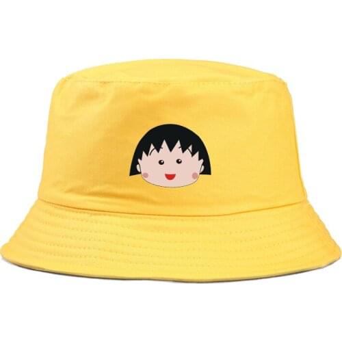 Japanese cute cartoon Bucket Hat Unisex Bob Caps Hip Hop Men women Summer Panama Cap Beach Sun Fishing fisherman Hat boy girl