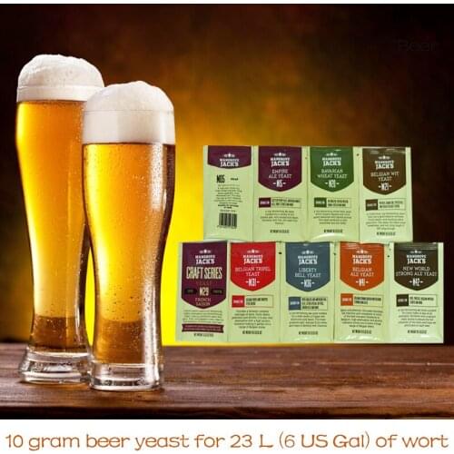 10g Beer Yeast Home Craft Beer Making Yeast Fermentation Yeast Oenology Products Home Brewing Beer Products