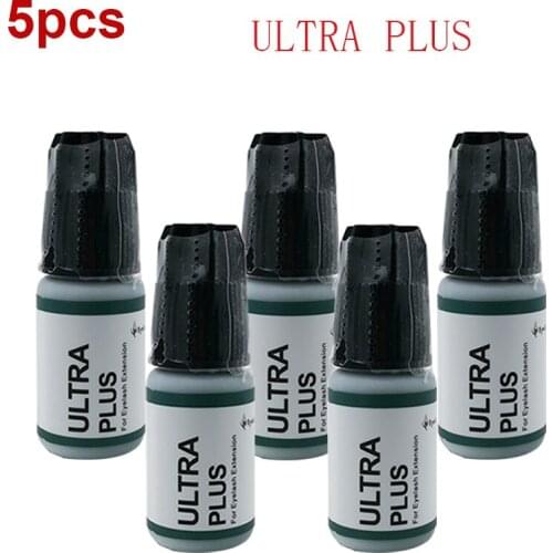 5Bolttes Ultra Plus Professional Lash Adhesive for Beginners and Experts 5-6Weeks Strong Hold Korea Original 5ml Eyelash Primer