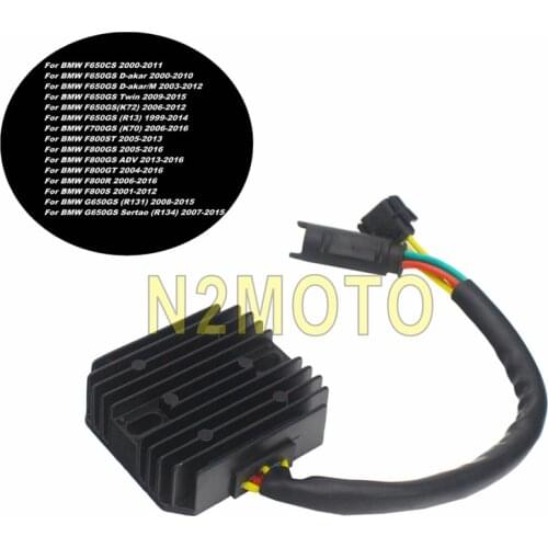 Black Motorcycle Voltage Regulator Rectifier For BMW F650CS F650GS Twin K72 R13 F800ST F800GS F700GS K70 F800GS G650GS R131 R134
