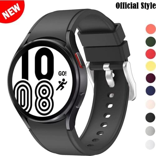 Strap For Samsung Galaxy Watch 4 classic 46mm 42mm smartwatch Silicone Ridge Bracelet sport correa Galaxy Watch 4 44mm 40mm band
