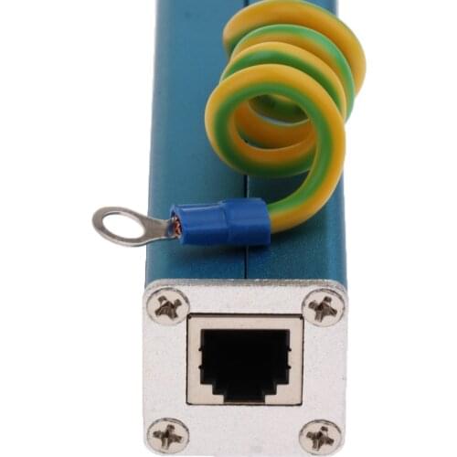RJ-11 Telephone Fax Surge Protector Thunder Proof Arrester