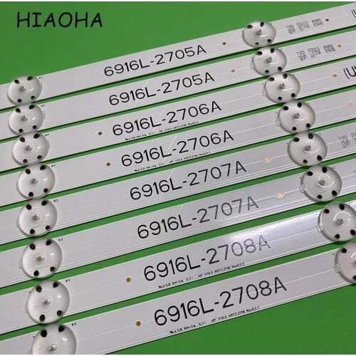 LED backlight strip for 49UH6210 49UH610A 49UH610T 49UH610V 49UH617T 49UH617V 49UH617Y 49UH620V 49UW340C AGF79047201