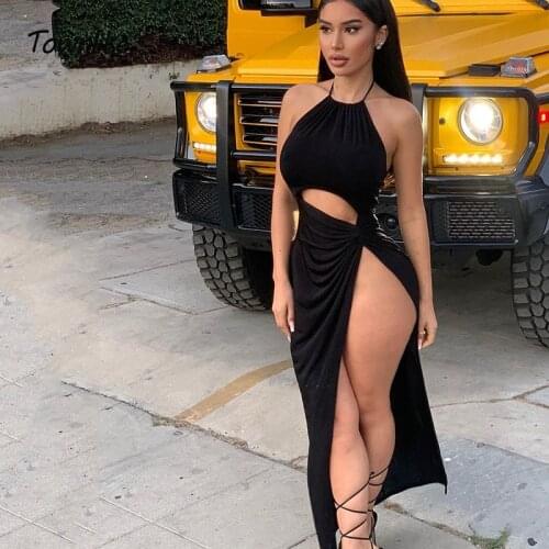 Townlike Black Summer Dresses