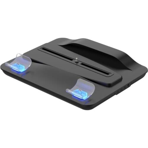 Vertical Bracket Suitable for PS5 PS5 Host Cooling Fan Base Charging Station with Cooling Fan PS5 Controller Charger