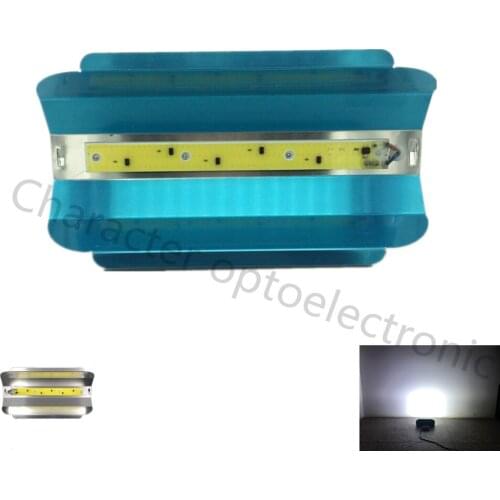 3 pcs LED COB 220V waterproof and free drive 50W white 6000-6500K lamp for v lighting searchlight plus U reflective trough DIY