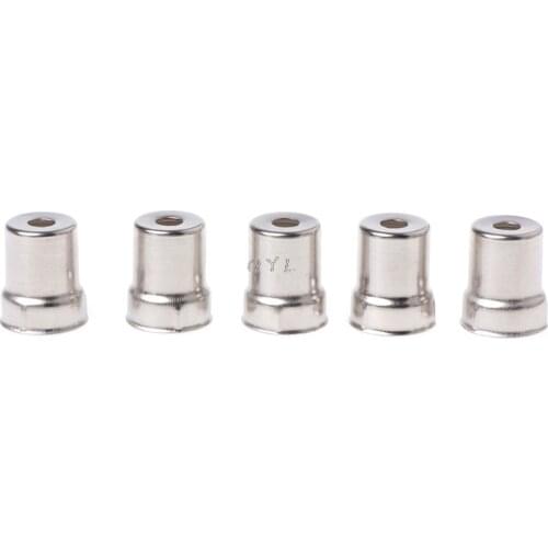 5Pcs/Set Steel Cap Microwave Oven Replacement Round Hole Magnetron Silver Tone
