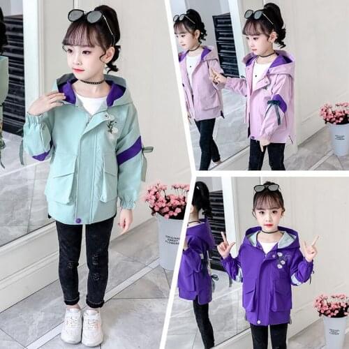 ACE LOVE Trench Coats For Girls