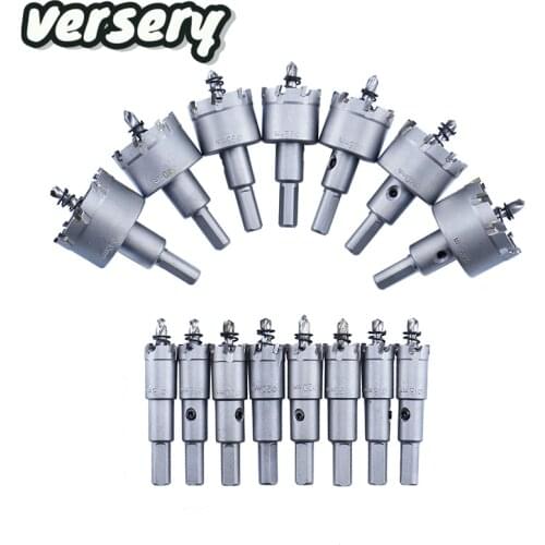 Free Shipping 13-125mm Extended High-grade TCT Drill Bit Hard Alloy Hole Saw Stainless Steel Carbon Steel Drill Pipe Alu