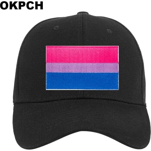 Bisexual Pride Baseball Cap Men/Woman Tactical Army Cotton Military Hat US Unisex Hip Hop Hat Sport Golf Caps Outdoor Hats